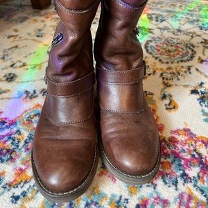 Clarks leather boots